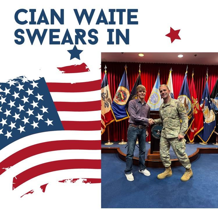 Cian Waite swears in to become a Marine Poolie.